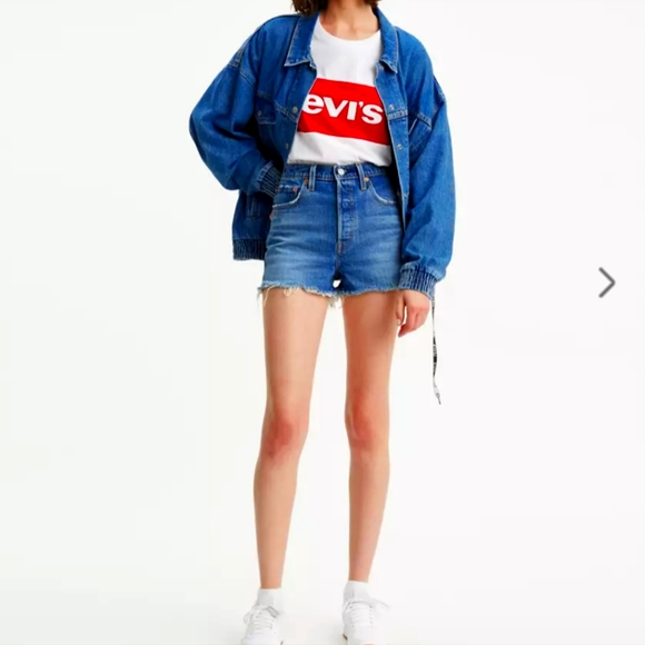 Levi's Ribcage Shorts - Picture 2 of 11